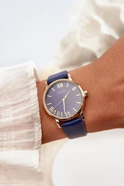 Clearance Ernest Damski Granatowy Zegarek E97316