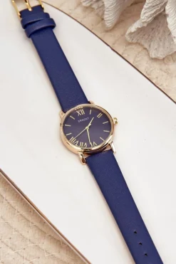 Clearance Ernest Damski Granatowy Zegarek E97316