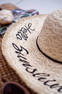 Best Boto Damski Kapelusz Słomkowy Słomiany kolor Sunshine