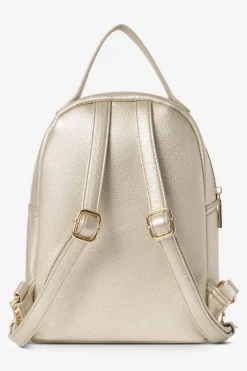 Damski Mały Plecak Z Eko Skóry BAGP230-K023 Złoty Plecaki|Torebki Nobo