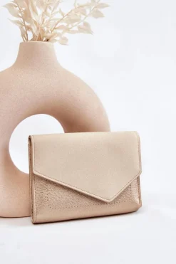 Boto Damski Mały Portfel Na Magnes Złoty Zaya