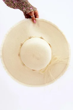 Okrycia Głowy>Boto Damski Modny Kapelusz Z Ozdobną Kokardą Jasnobeżowy