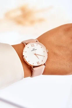 Zegarki>Giorgio&Dario Damski Modny Zegarek Na Pasku Beżowy