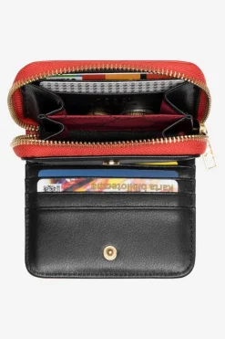 Discount Nobo Damski Portfel Ze Skóry Naturalnej Mały NPUR-LR0021-C005 Czerwony