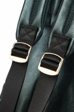 Clearance Damski Skórzany Plecak NBAG-R3083-C008 Ciemnozielony Plecaki|Torebki Nobo