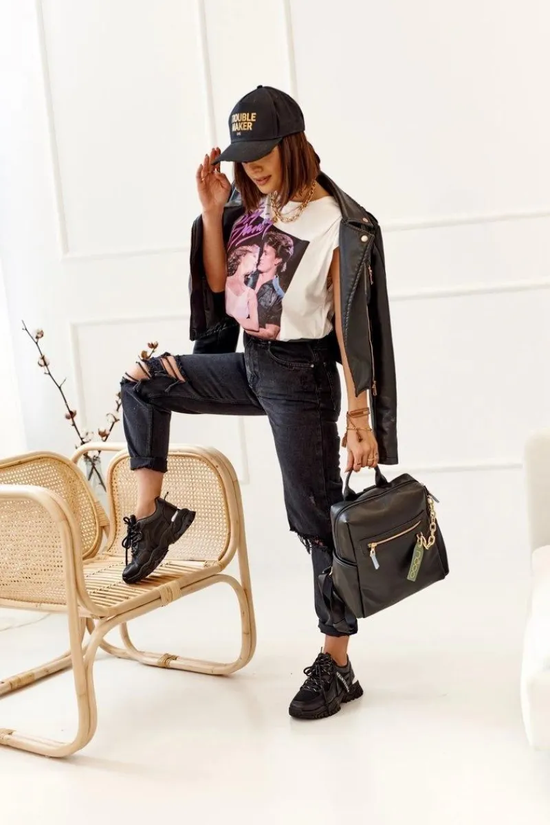 Plecaki|Torebki Nobo>Nobo Damski Skórzany Plecak NBAG-K1800 Czarny