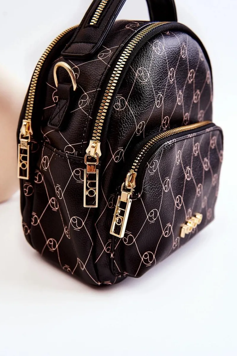 Nobo Damski Skórzany Plecak L1341-C020 Czarny