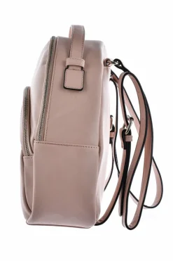 Big Star Shoes Damski Skórzany Plecak 2w1 Big Star LL574098 Różowy