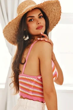 Outlet Boto Damski Słomkowy Kapelusz Z Jutową Kokardą Beżowy