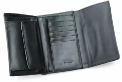 Hot Damski Srebrno Czarny Portfel Portfele