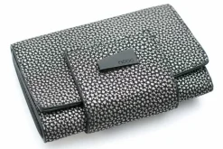 Hot Damski Srebrno Czarny Portfel Portfele