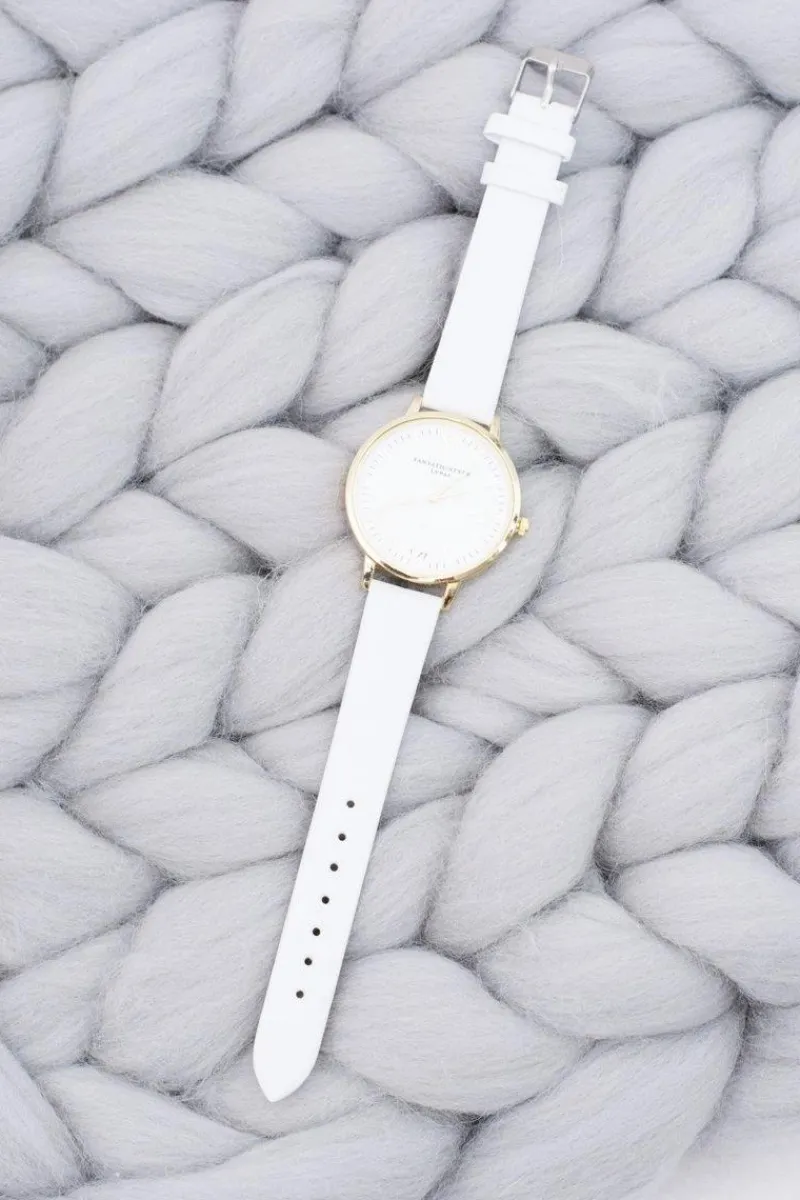 Zegarki>Boto Damski Stylowy Klasyczny Biały Zegarek