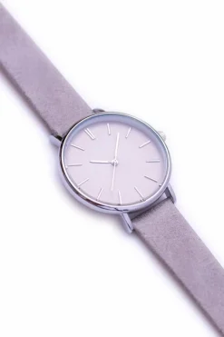 Best Ernest Damski Szary Zegarek Montane Srebrna Koperta