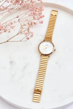 Sale Giorgio&Dario Damski Wodoodporny Zegarek Na Bransolecie Złoto-Biały