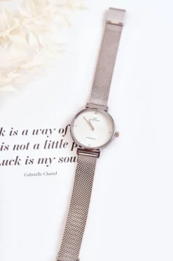 Discount Giorgio&Dario Damski Wodoodporny Zegarek Giorgio & Dario Z Bransoletą Srebrny