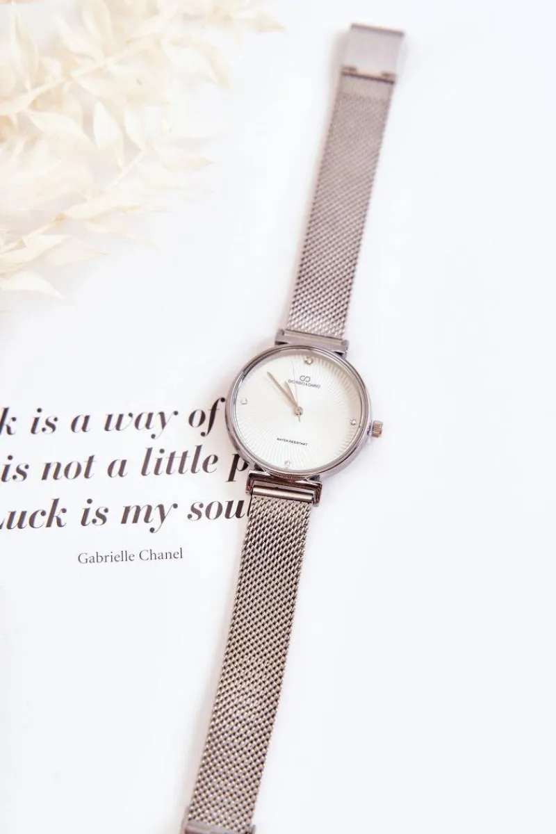 Discount Giorgio&Dario Damski Wodoodporny Zegarek Giorgio & Dario Z Bransoletą Srebrny