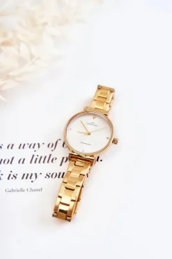 Zegarki></noscript>Giorgio&Dario Damski Wodoodporny Zegarek Stalowy Giorgio & Dario Złoty