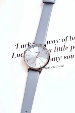 Clearance Damski Zegarek Analogowy Bez Niklu Niebieski Zegarki