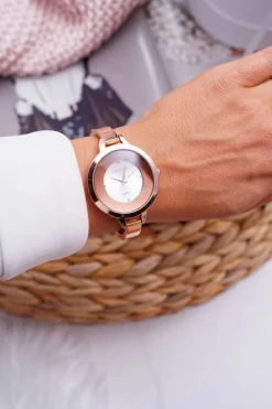 Zegarki>Boto Damski Zegarek Clock'Up Różowe Złoto Savage