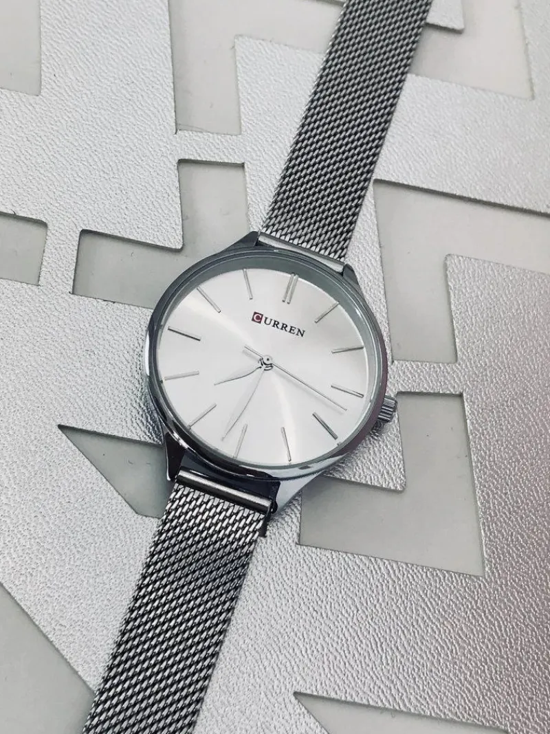 Zegarki>Boto Damski Zegarek Curren Wezen Srebrny