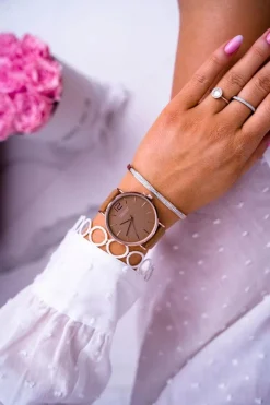 Best Damski Zegarek Brązowy Claire Zegarki