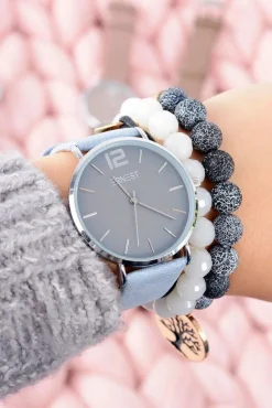 Best Damski Zegarek Claire Błękitny Zegarki