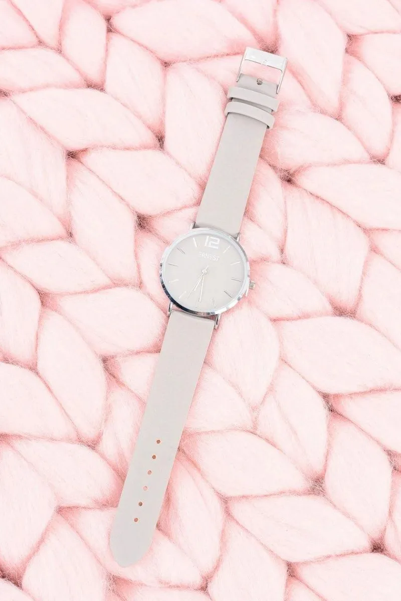 Best Damski Zegarek Claire Szary Zegarki