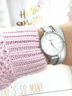 Best Ernest Damski Zegarek Jules Srebrny