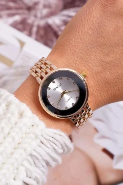 Zegarki>Ernest Damski Zegarek Złoty Beauty