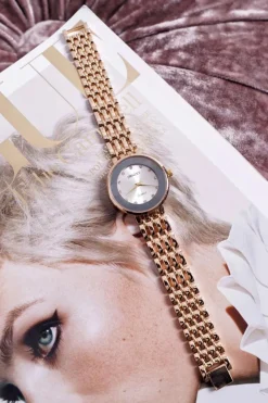 Zegarki>Ernest Damski Zegarek Złoty Beauty