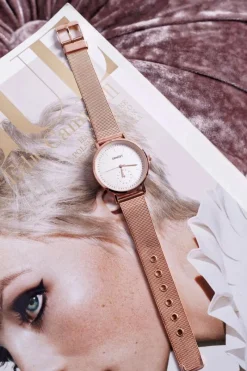 Zegarki>Ernest Damski Zegarek Złoty Róż Fermm