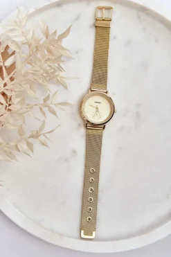 Best Damski Zegarek Złoty Fermm Zegarki