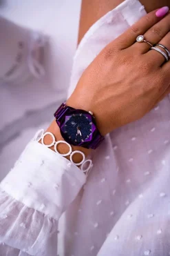 Damski Zegarek Fioletowy Avalan Zegarki