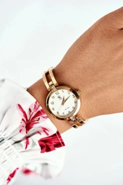 GG Luxe Damski Zegarek Złoty Gumera