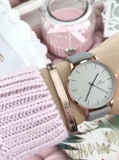 Sale Damski Zegarek Giorgio & Dario Chloe Szary Zegarki