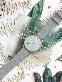 Sale Damski Zegarek Giorgio & Dario Chloe Szary Zegarki