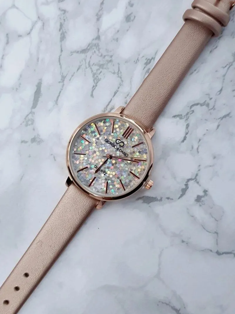 New Giorgio&Dario Damski Zegarek Giorgio & Dario Gralle Champagne Multicolor