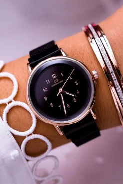 Best Damski Zegarek Giorgio & Dario Czarny Gerica Zegarki