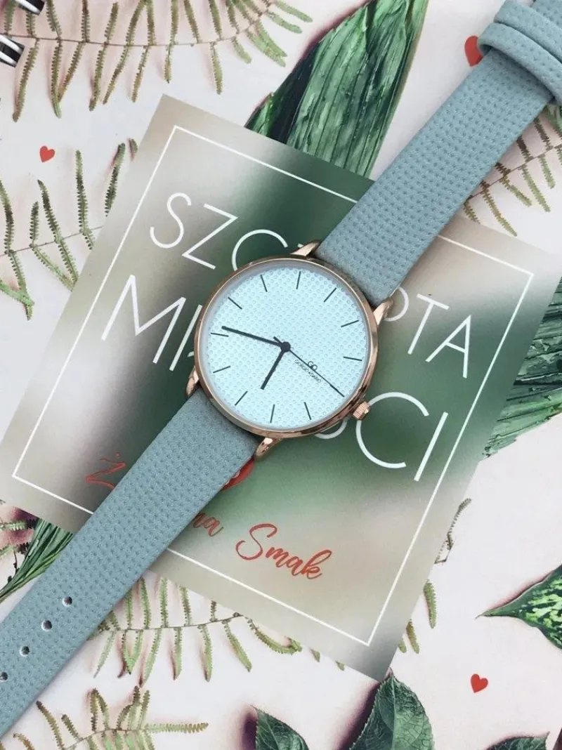 Online Damski Zegarek Giorgio & Dario Chloe Błękitny Zegarki