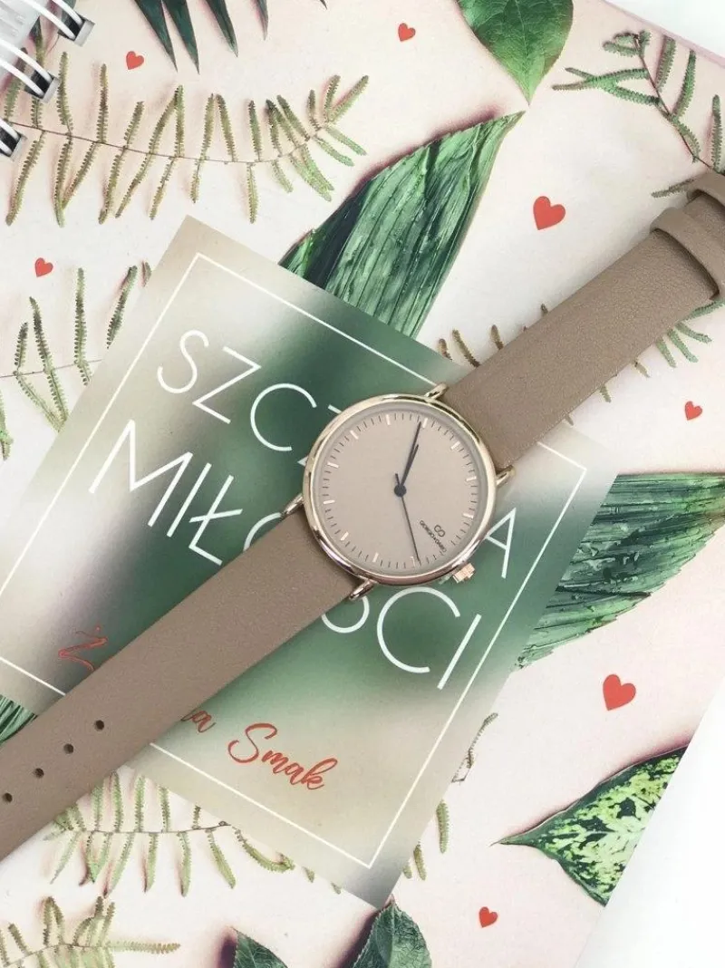 Outlet Damski Zegarek Giorgio & Dario Cloud Brązowy Zegarki