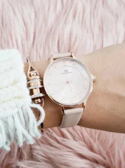 Sale Damski Zegarek Giorgio & Dario Orgeno Beżowy Zegarki