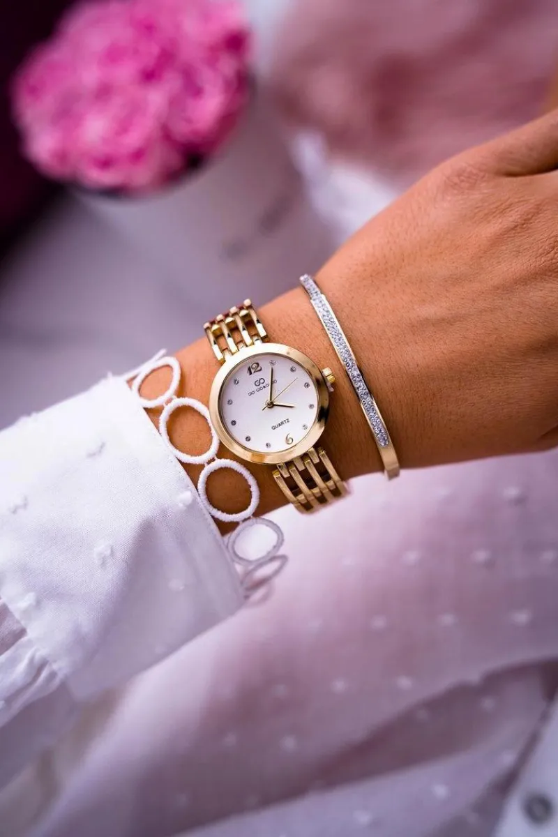 Online Damski Zegarek Giorgio & Dario Złoty Fargin Zegarki