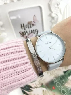 Best Damski Zegarek Giorgio & Dario Jules Błękitny 38mm Zegarki