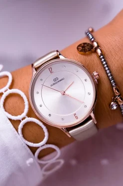 Discount Damski Zegarek Giorgio & Dario Jasno Złoty Yenea Zegarki