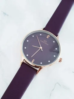 Online Damski Zegarek Giorgio & Dario Orgeno Fioletowy Zegarki