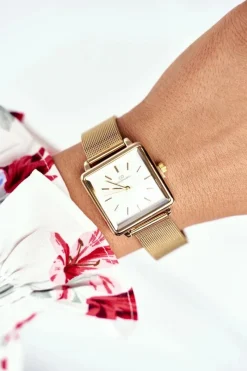 Zegarki>Giorgio&Dario Damski Zegarek Giorgio & Dario Złoty Biała Tarcza Fanne