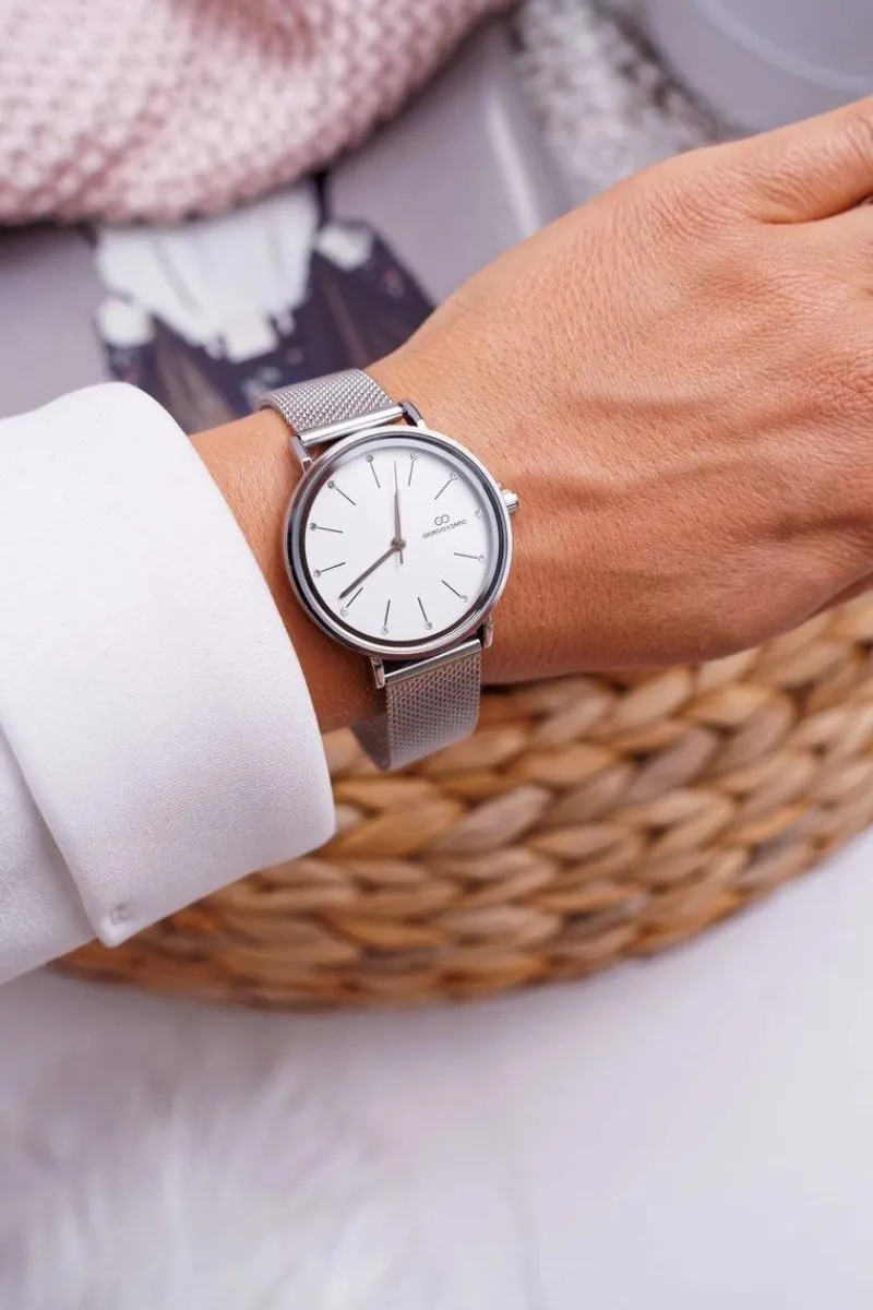 Zegarki>Giorgio&Dario Damski Zegarek Giorgio & Dario Mesh Srebrny Oreno