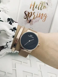 New Giorgio&Dario Damski Zegarek Giorgio & Dario Sabin Złoty Róż