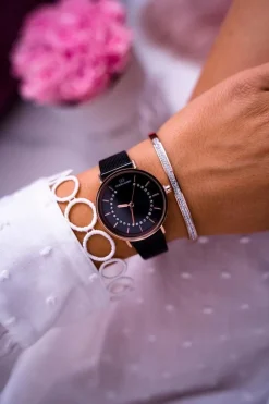 Discount Damski Zegarek Giorgio & Dario Czarny Lonia Zegarki