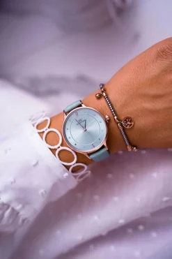 Sale Damski Zegarek Giorgio & Dario Miętowy Yenea Zegarki